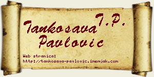 Tankosava Pavlović vizit kartica